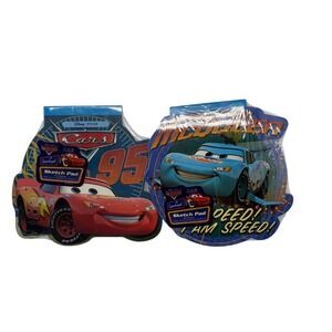 Disney Pixar Cars‎ Lightning McQueen Supercharged Sketch Pad 2 Pack Kids Art